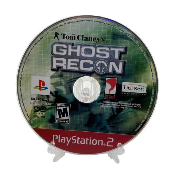 Tom Clancy's Ghost Recon (PlayStation 2 PS2) - DISC ONLY Greatest Hits Tested - Picture 1 of 4